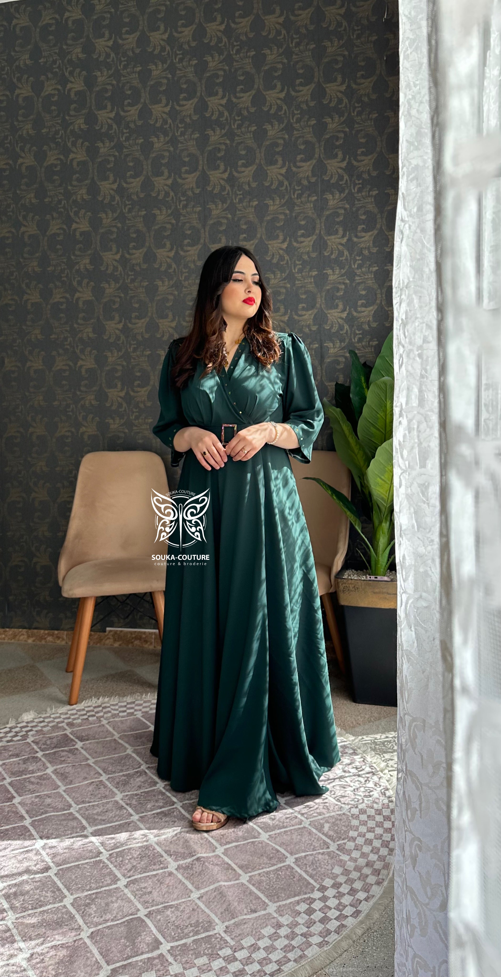 Robe cache coeur: Melissa